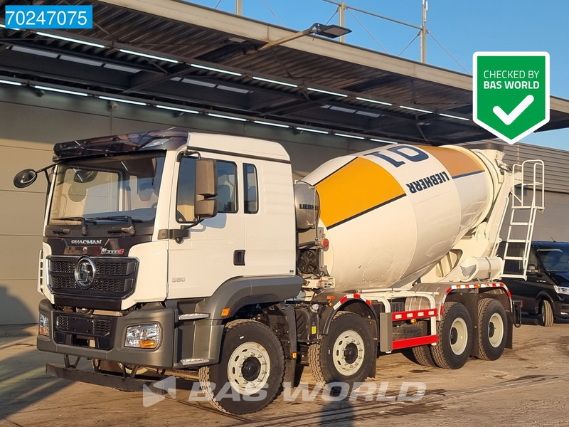 SHACMAN M3000 S 8X4 NEW! 8m3 Liebherr Mixer Big-Axle Steelsuspension - Camião betoneira: foto 1 SHACMAN M3000 S 8X4 NEW! 8m3 Liebherr Mixer Big-Axle Steelsuspension - Camião betoneira: foto 1