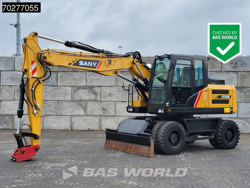 Sany SY155W - Escavadeira de rodas: foto 1 Sany SY155W - Escavadeira de rodas: foto 1