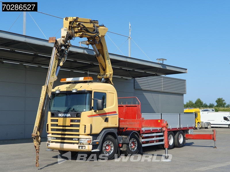 Scania 124G 470 8X4 Palfinger PK45000 C4 Crane Kran Fly-Jib Manual Steering Axle Euro 3 - Camião de caixa aberta/ Plataforma, Camião grua: foto 5 Scania 124G 470 8X4 Palfinger PK45000 C4 Crane Kran Fly-Jib Manual Steering Axle Euro 3 - Camião de caixa aberta/ Plataforma, Camião grua: foto 5