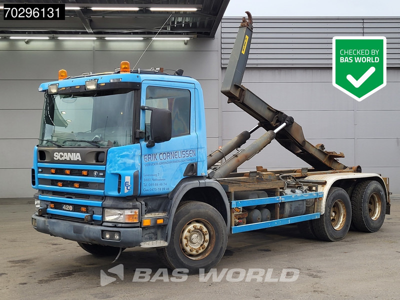 Scania 420 6X4 20tons Marrel THM 20000 Manual Retarder Steelsuspension Euro 3 - Camião polibenne: foto 1 Scania 420 6X4 20tons Marrel THM 20000 Manual Retarder Steelsuspension Euro 3 - Camião polibenne: foto 1
