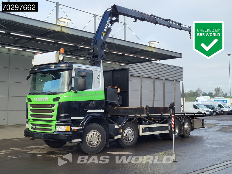 Scania G400 G 8X2 MKG HLK 231 HPA4 Crane Retarder Lift+Steering-Axle Euro 5 - Camião de caixa aberta/ Plataforma, Camião grua: foto 1 Scania G400 G 8X2 MKG HLK 231 HPA4 Crane Retarder Lift+Steering-Axle Euro 5 - Camião de caixa aberta/ Plataforma, Camião grua: foto 1