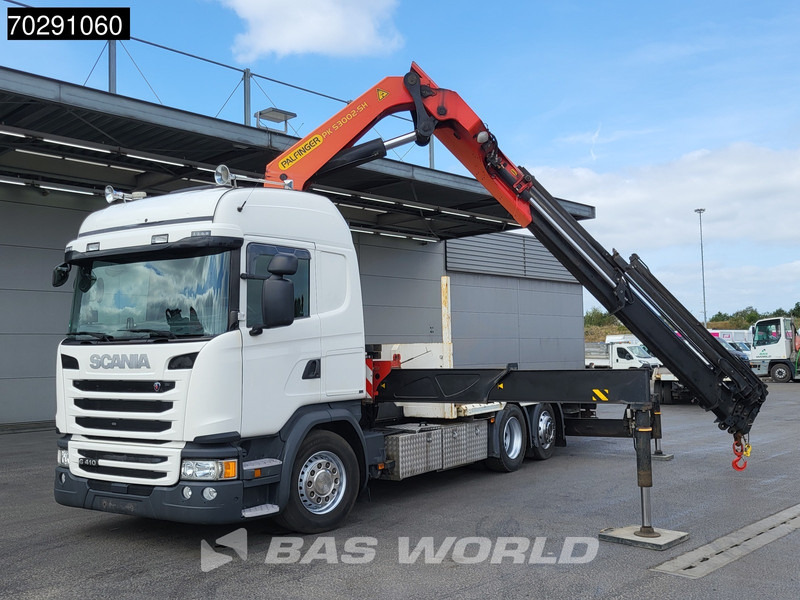 Scania G410 6X2 Palfinger 53002 SH Kran Crane Lift+steering ACC Navi Euro 6 - Camião de caixa aberta/ Plataforma, Camião grua: foto 5 Scania G410 6X2 Palfinger 53002 SH Kran Crane Lift+steering ACC Navi Euro 6 - Camião de caixa aberta/ Plataforma, Camião grua: foto 5