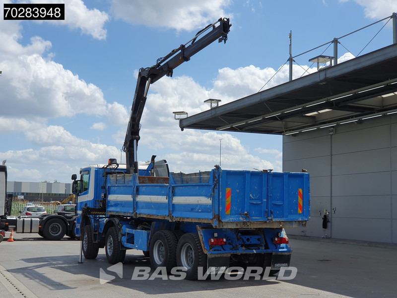 Scania G420 8X4 15m3 tipper Hiab 144 Crane Steelsuspension Manual Big-Axle Euro 3 - Camião basculante, Camião grua: foto 2 Scania G420 8X4 15m3 tipper Hiab 144 Crane Steelsuspension Manual Big-Axle Euro 3 - Camião basculante, Camião grua: foto 2