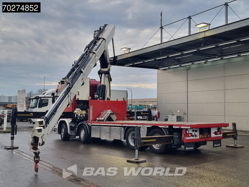 Camião de caixa aberta/ Plataforma, Camião grua Scania G450 8X2 NL-Truck Hiab X-HIPRO 1058EP-6 Kran Front stab Retarder Euro 6: foto 6