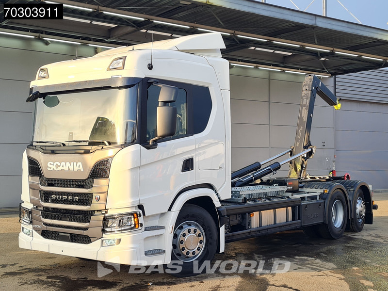 Scania G460 6X2 NEW! 20tons HIAB Containersystem Lift+Steering Axle Automatic Retarder Euro 6 - Camião polibenne: foto 3 Scania G460 6X2 NEW! 20tons HIAB Containersystem Lift+Steering Axle Automatic Retarder Euro 6 - Camião polibenne: foto 3