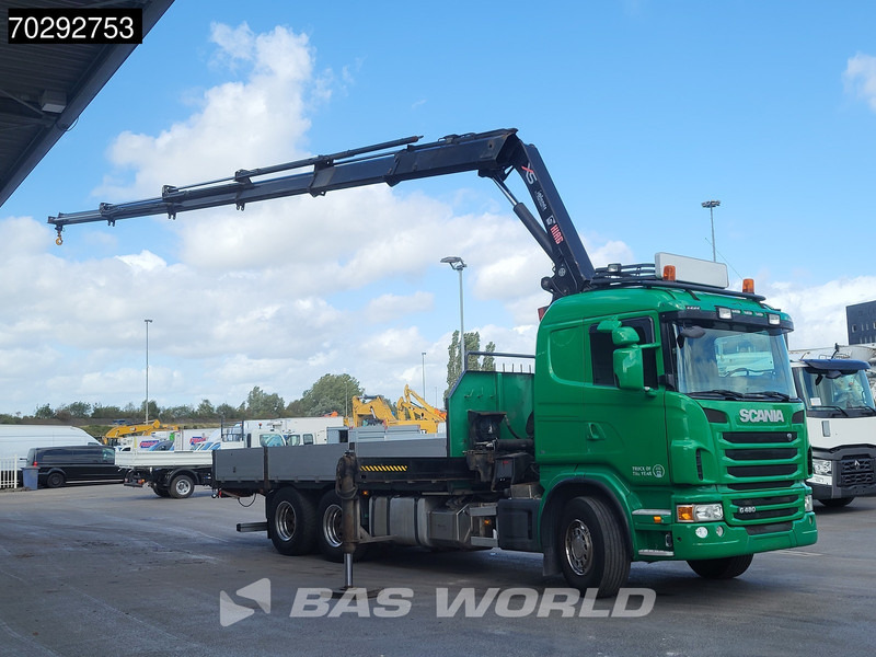 Scania G480 G 6X2 Hiab 244 EP-5 HIDUO Kran Crane Retarder Lift-Axle Euro 5 - Camião de caixa aberta/ Plataforma, Camião grua: foto 3 Scania G480 G 6X2 Hiab 244 EP-5 HIDUO Kran Crane Retarder Lift-Axle Euro 5 - Camião de caixa aberta/ Plataforma, Camião grua: foto 3