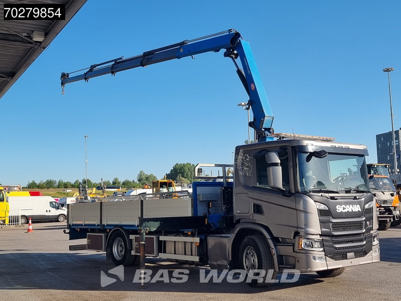 Scania P280 4X2 HMF 1420K-RC Kran Crane Automatic Euro 6 - Camião de caixa aberta/ Plataforma, Camião grua: foto 3 Scania P280 4X2 HMF 1420K-RC Kran Crane Automatic Euro 6 - Camião de caixa aberta/ Plataforma, Camião grua: foto 3
