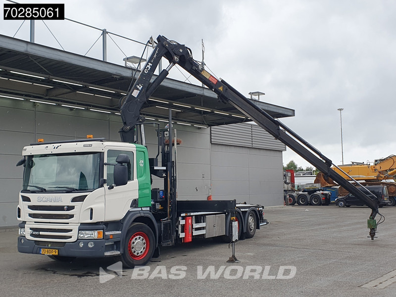 Scania P400 6X2 NL-Truck HMF 2620-K3 Kran 22tons Hyva Lift Lift+Lenkachse Euro 5 - Camião polibenne, Camião grua: foto 5 Scania P400 6X2 NL-Truck HMF 2620-K3 Kran 22tons Hyva Lift Lift+Lenkachse Euro 5 - Camião polibenne, Camião grua: foto 5