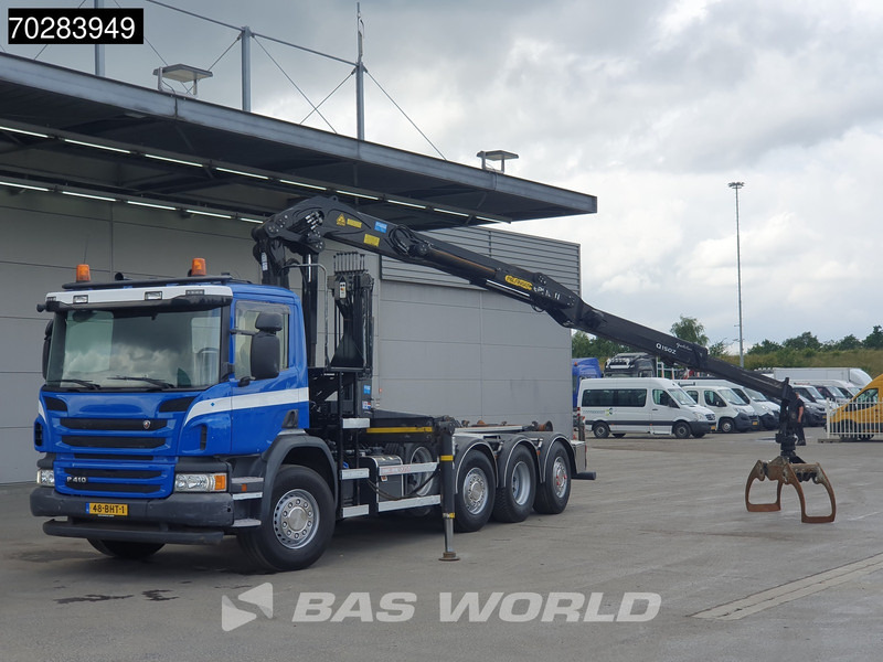 Scania P410 8X2 NL-Truck Palfinger Q150Z Crane 30T VDL hooklift Lift-Lenkachse Euro 6 - Camião polibenne, Camião grua: foto 5 Scania P410 8X2 NL-Truck Palfinger Q150Z Crane 30T VDL hooklift Lift-Lenkachse Euro 6 - Camião polibenne, Camião grua: foto 5