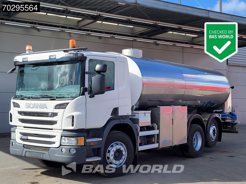 Scania P410 P 6X2 16000 Liter Tanker truck Automatic Retarder Lift+Steering axle Euro 6 - Camião cisterna: foto 1 Scania P410 P 6X2 16000 Liter Tanker truck Automatic Retarder Lift+Steering axle Euro 6 - Camião cisterna: foto 1