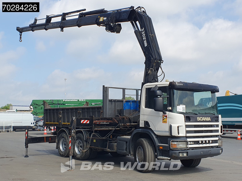 Scania P94 6X4 Hiab 330-4 Kran Crane 9m3 tipper Manual Steelsuspension Euro 3 - Camião basculante, Camião grua: foto 3 Scania P94 6X4 Hiab 330-4 Kran Crane 9m3 tipper Manual Steelsuspension Euro 3 - Camião basculante, Camião grua: foto 3