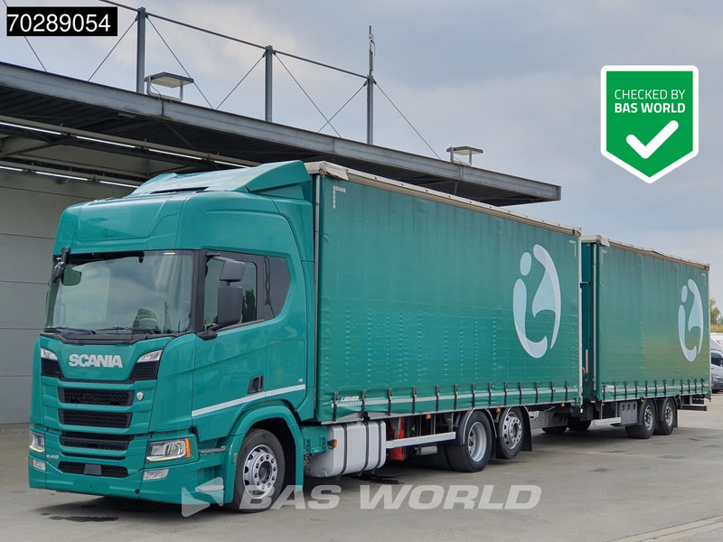Scania R410 6X2 Combi Retarder Standklima lifting roof ACC LED Euro 6 - Camião de lona: foto 1 Scania R410 6X2 Combi Retarder Standklima lifting roof ACC LED Euro 6 - Camião de lona: foto 1