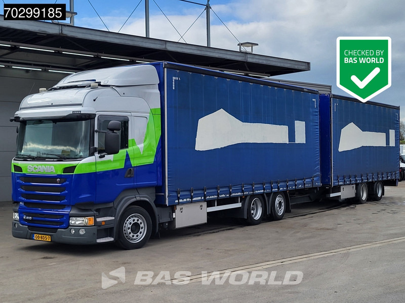 Scania R410 R 6X2 NL-Truck Standairco Lift+Steering-Axle Automatic Euro 6 - Camião de lona: foto 1 Scania R410 R 6X2 NL-Truck Standairco Lift+Steering-Axle Automatic Euro 6 - Camião de lona: foto 1