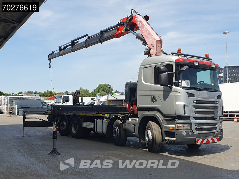 Scania R480 8X2 FASSI F660AXP.25 Manual Retarder Lift+Lenkachse Euro 5 - Camião de caixa aberta/ Plataforma, Camião grua: foto 2 Scania R480 8X2 FASSI F660AXP.25 Manual Retarder Lift+Lenkachse Euro 5 - Camião de caixa aberta/ Plataforma, Camião grua: foto 2