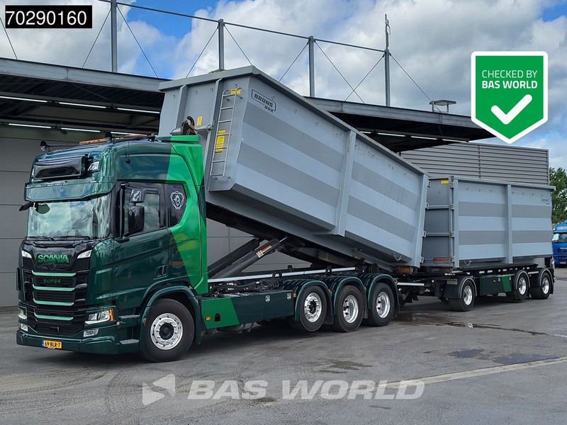 Scania R500 8X2 NL-Truck VDL SK-25-6600 Hooklift Retarder 2xTanks Navi ACC Euro 6 - Camião polibenne: foto 1 Scania R500 8X2 NL-Truck VDL SK-25-6600 Hooklift Retarder 2xTanks Navi ACC Euro 6 - Camião polibenne: foto 1