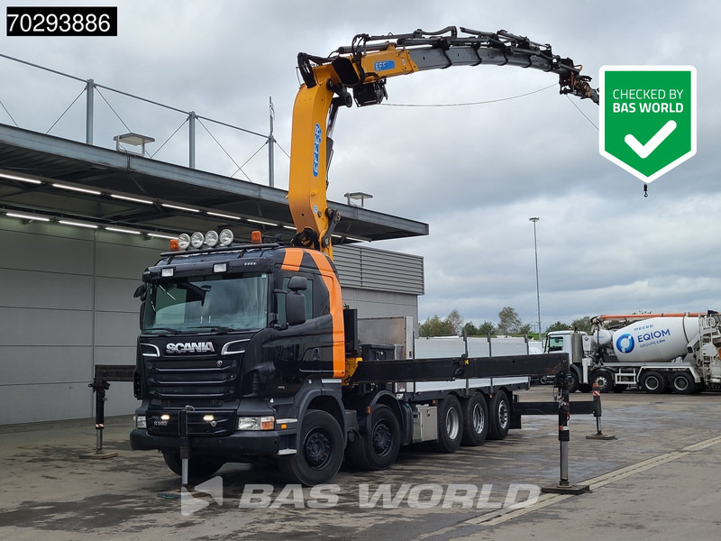 Scania R560 R 10X4 EFFER 655 / 6S Crane +Jib Winch 3-Pedals Lift+Steering-Axle Retarder Euro 5 - Camião de caixa aberta/ Plataforma, Camião grua: foto 1 Scania R560 R 10X4 EFFER 655 / 6S Crane +Jib Winch 3-Pedals Lift+Steering-Axle Retarder Euro 5 - Camião de caixa aberta/ Plataforma, Camião grua: foto 1