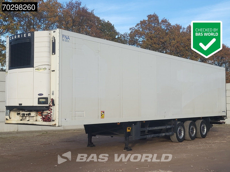 Schmitz Cargobull Carrier Vector 1550 APK 0/26 Laadklep 2xLiftas Bloemenbreed Doppelstock - Semi-reboque frigorífico: foto 1 Schmitz Cargobull Carrier Vector 1550 APK 0/26 Laadklep 2xLiftas Bloemenbreed Doppelstock - Semi-reboque frigorífico: foto 1