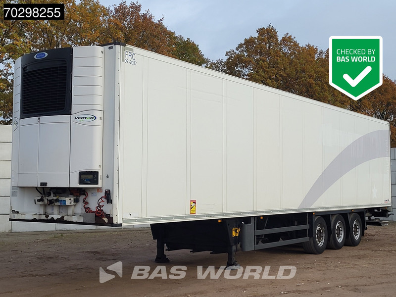 Schmitz Cargobull Carrier Vector 1550 Select 3 axles APK 10/26 Laadklep 2x Liftas Bloemenbreed - Semi-reboque frigorífico: foto 1 Schmitz Cargobull Carrier Vector 1550 Select 3 axles APK 10/26 Laadklep 2x Liftas Bloemenbreed - Semi-reboque frigorífico: foto 1