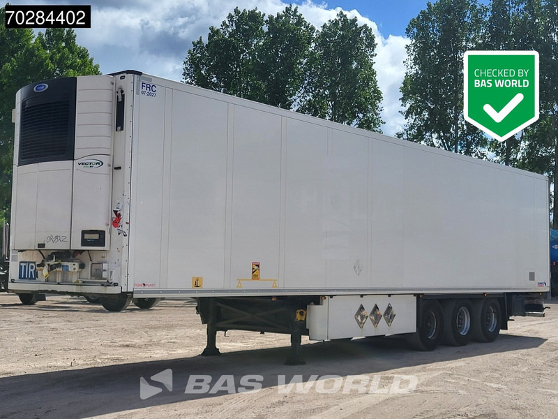 Schmitz Cargobull SCB*S3B 3 axles Doppelstock Doppelverdampfer Blumenbreit Palettenkasten - Semi-reboque frigorífico: foto 1 Schmitz Cargobull SCB*S3B 3 axles Doppelstock Doppelverdampfer Blumenbreit Palettenkasten - Semi-reboque frigorífico: foto 1