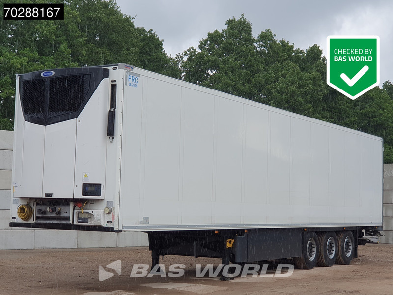 Schmitz Cargobull SCB*S3B 3 axles Doppelverdampfer Tailgate Palettenkasten Blumenbreit LBW - Semi-reboque frigorífico: foto 1 Schmitz Cargobull SCB*S3B 3 axles Doppelverdampfer Tailgate Palettenkasten Blumenbreit LBW - Semi-reboque frigorífico: foto 1
