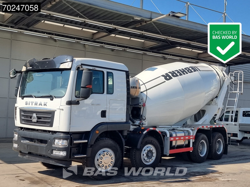 Sitrak G5 350 8X4 8m3 Liebherr Mixer Big-Axle Steelsuspension - Camião betoneira: foto 1 Sitrak G5 350 8X4 8m3 Liebherr Mixer Big-Axle Steelsuspension - Camião betoneira: foto 1