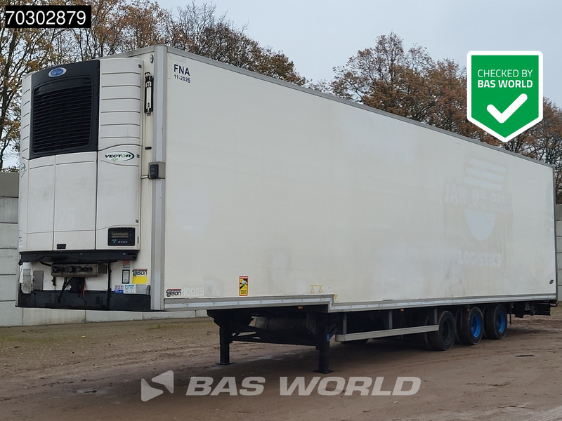 Talson Carrier Vector 1550 3 axles NL-Trailer Mega Aircargo Rollenbett Liftachse Blumenbreit - Semi-reboque frigorífico: foto 1 Talson Carrier Vector 1550 3 axles NL-Trailer Mega Aircargo Rollenbett Liftachse Blumenbreit - Semi-reboque frigorífico: foto 1