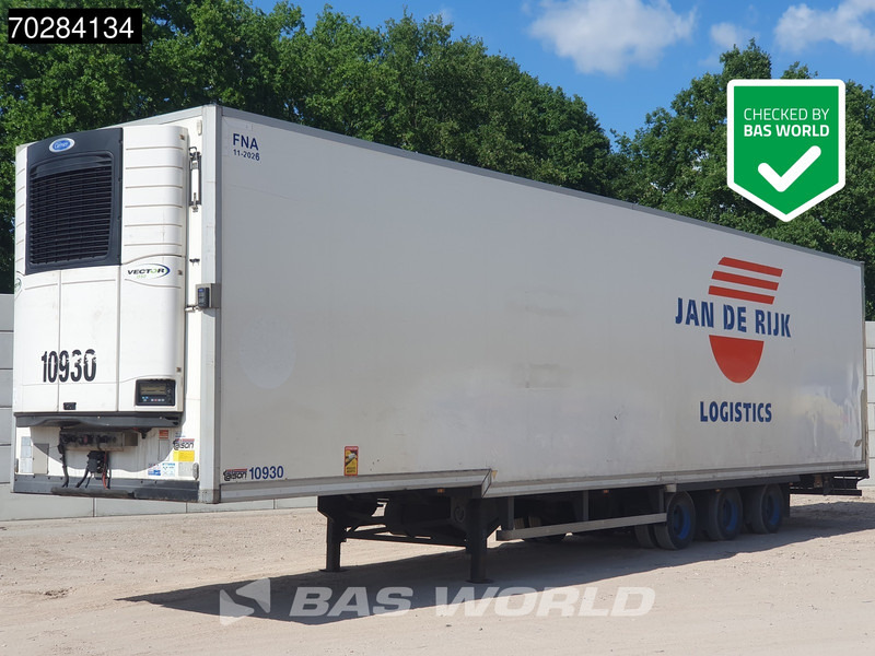 Talson Carrier Vector 1550 3 axles NL-Trailer Mega Aircargo Rollenbett Luftfracht Liftachse Blumenbreit - Semi-reboque frigorífico: foto 1 Talson Carrier Vector 1550 3 axles NL-Trailer Mega Aircargo Rollenbett Luftfracht Liftachse Blumenbreit - Semi-reboque frigorífico: foto 1