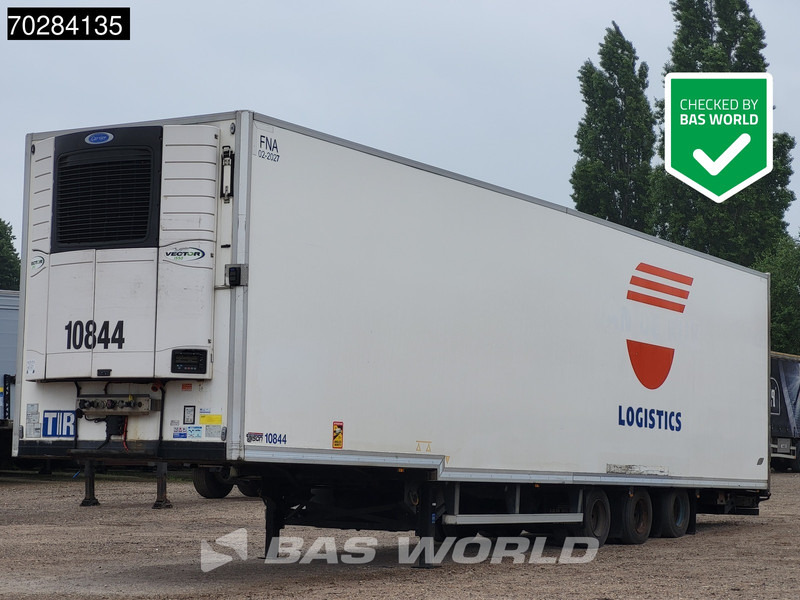 Talson F1227 3 axles NL-Trailer Mega Aircargo Rollenbett Luftfracht Liftachse Blumenbreit - Semi-reboque frigorífico: foto 1 Talson F1227 3 axles NL-Trailer Mega Aircargo Rollenbett Luftfracht Liftachse Blumenbreit - Semi-reboque frigorífico: foto 1