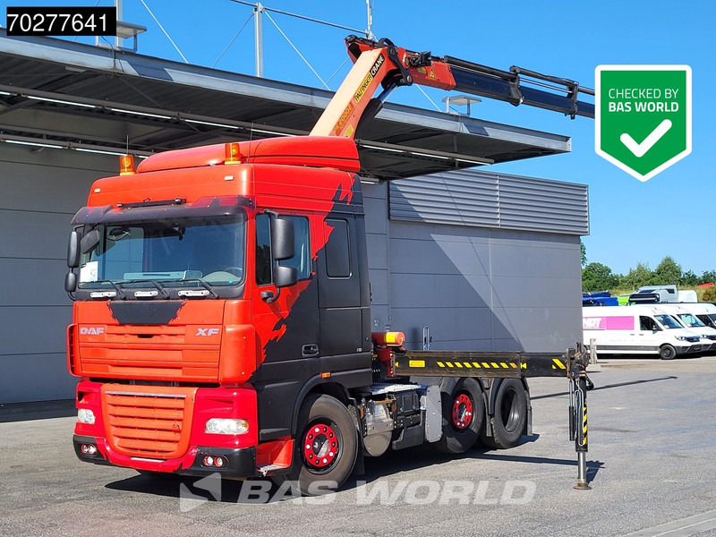 DAF XF 410 XF 6X2 Hydraulik Lift+Lenkachse Kran Palfinger PK20002 Euro 5 - Tractor: foto 1 DAF XF 410 XF 6X2 Hydraulik Lift+Lenkachse Kran Palfinger PK20002 Euro 5 - Tractor: foto 1