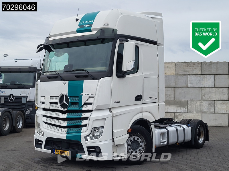 Mercedes-Benz Actros 1842 Actros 4X2 GigaSpace NL-Truck Mega 2xTanks ACC Standklima Euro 6 - Tractor: foto 1 Mercedes-Benz Actros 1842 Actros 4X2 GigaSpace NL-Truck Mega 2xTanks ACC Standklima Euro 6 - Tractor: foto 1