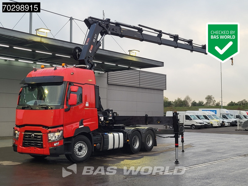 Renault T 520 6X4 Hiab 477E-7 HIDUO Crane Kran Big-Axle Euro 6 - Tractor: foto 1 Renault T 520 6X4 Hiab 477E-7 HIDUO Crane Kran Big-Axle Euro 6 - Tractor: foto 1