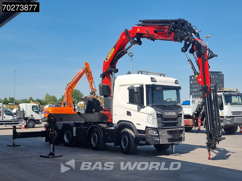 Tractor Scania G500 8X2 Retarder Liftachse Palfinger Kran PK 58.002 TEC F + JIB: foto 8