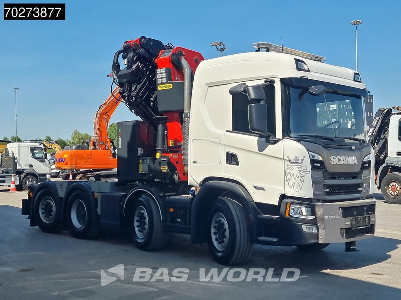 Tractor Scania G500 8X2 Retarder Liftachse Palfinger Kran PK 58.002 TEC F + JIB: foto 11