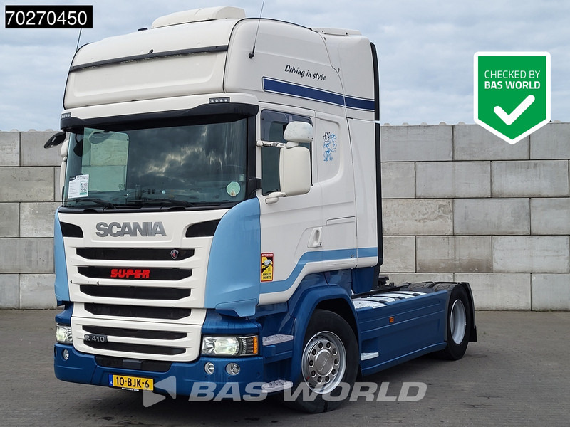 Scania R410 4X2 NL-Truck Retarder 2x Tanks Standklima - Tractor: foto 1 Scania R410 4X2 NL-Truck Retarder 2x Tanks Standklima - Tractor: foto 1