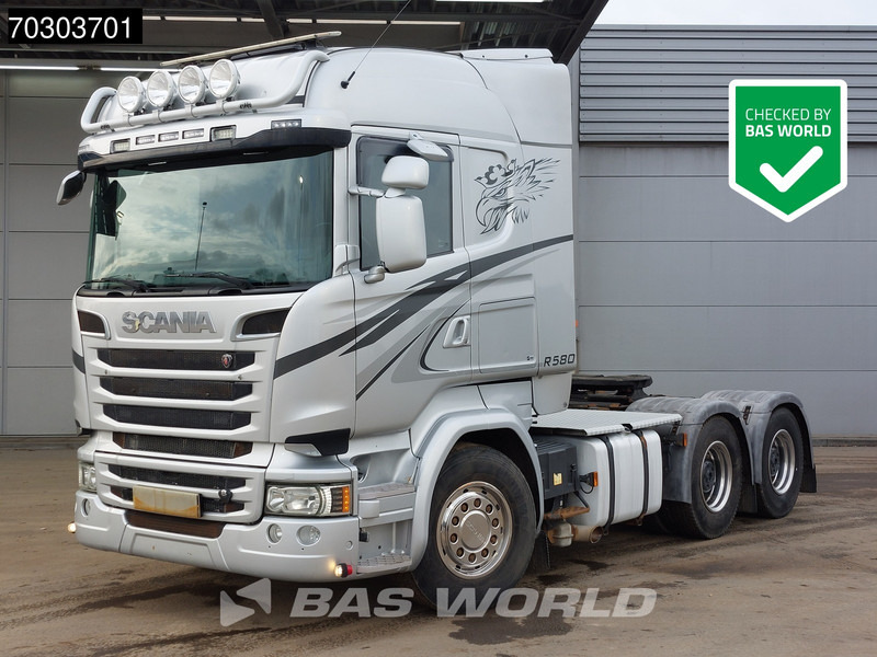Scania R580 R 6X4 3-Pedals! Full-Air Retarder Hydraulik Drumbrakes Big-Axle - Tractor: foto 1 Scania R580 R 6X4 3-Pedals! Full-Air Retarder Hydraulik Drumbrakes Big-Axle - Tractor: foto 1