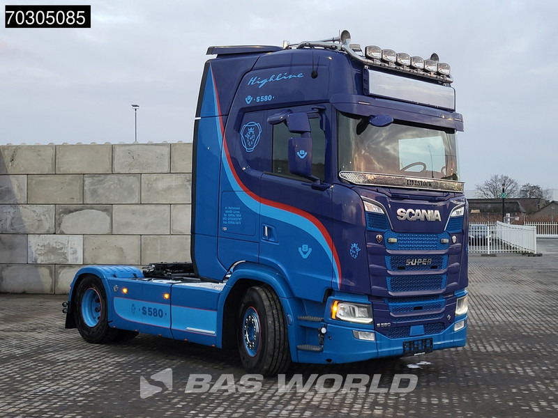 Scania S580 S 4X2 Full-Air Retarder 2xTanks Standklima Leder - Tractor: foto 3 Scania S580 S 4X2 Full-Air Retarder 2xTanks Standklima Leder - Tractor: foto 3