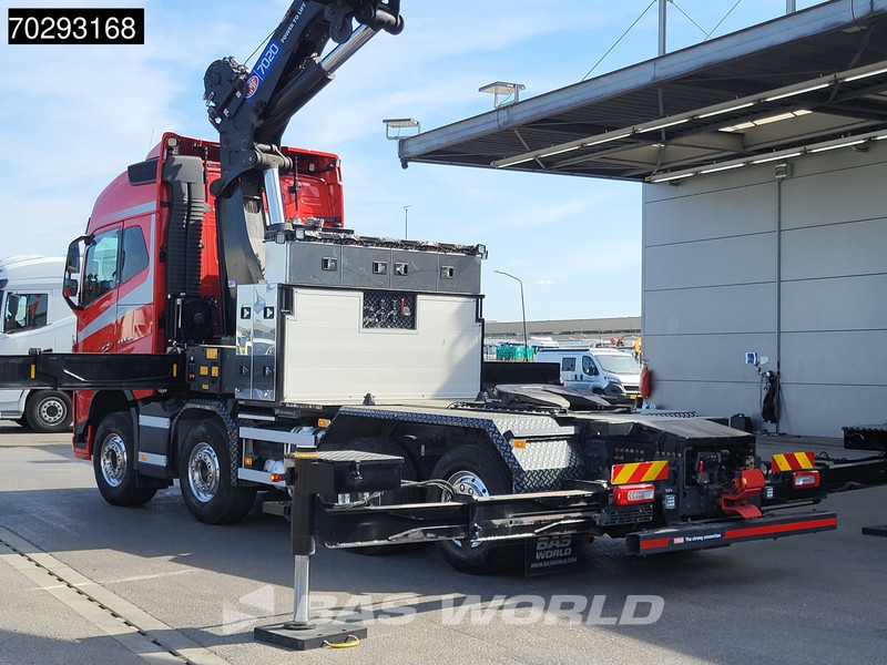 Tractor Volvo FH16 650 FH16 8X2 Tractorhead HMF 7020K-RCS Crane + Fly-Jib Lift+Steering Axle Navi ACC: foto 6