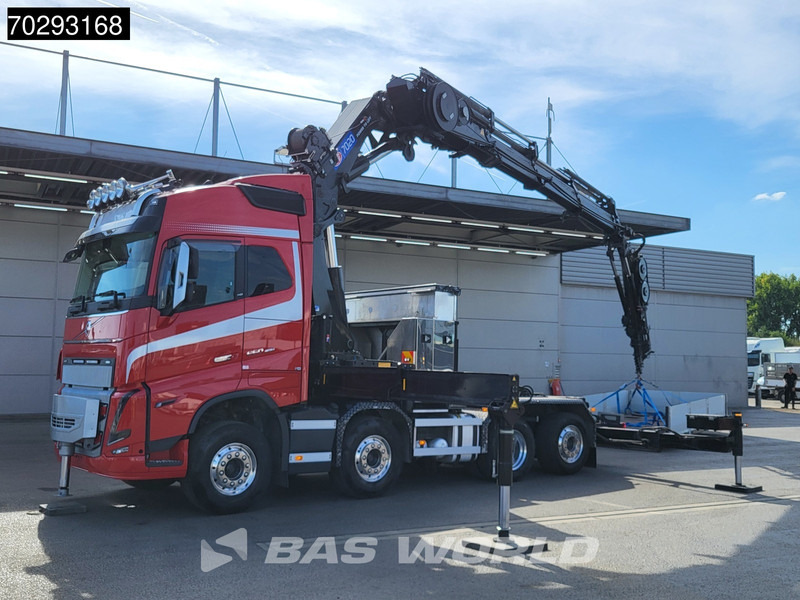 Tractor Volvo FH16 650 FH16 8X2 Tractorhead HMF 7020K-RCS Crane + Fly-Jib Lift+Steering Axle Navi ACC: foto 11