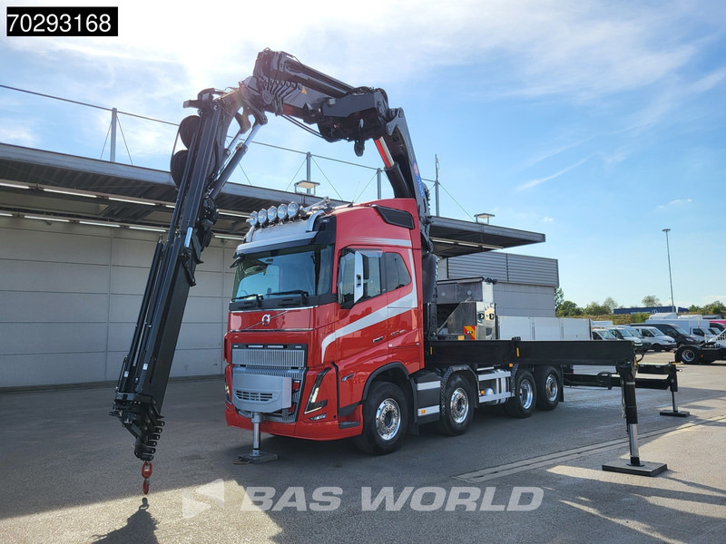 Tractor Volvo FH16 650 FH16 8X2 Tractorhead HMF 7020K-RCS Crane + Fly-Jib Lift+Steering Axle Navi ACC: foto 18