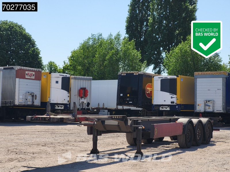 Van Hool 3 axles - Semi-reboque transportador de contêineres/ Caixa móvel: foto 1 Van Hool 3 axles - Semi-reboque transportador de contêineres/ Caixa móvel: foto 1