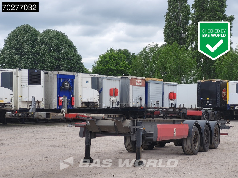 Van Hool 3 axles - Semi-reboque transportador de contêineres/ Caixa móvel: foto 1 Van Hool 3 axles - Semi-reboque transportador de contêineres/ Caixa móvel: foto 1