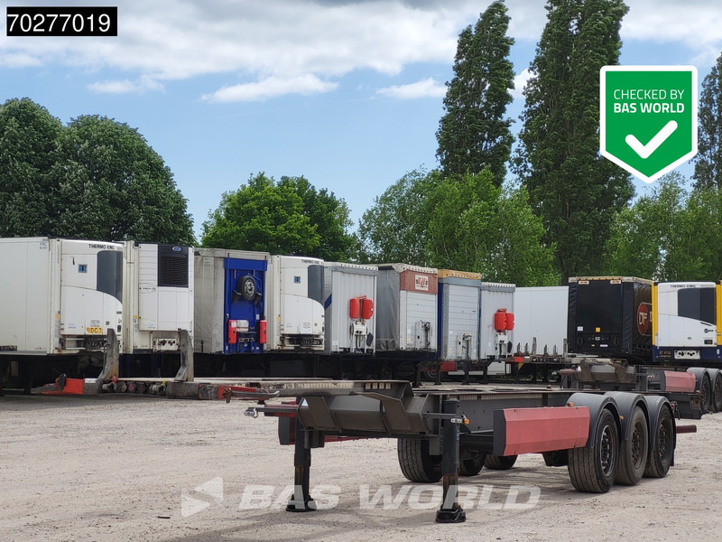 Van Hool A3C002 3 axles - Semi-reboque transportador de contêineres/ Caixa móvel: foto 1 Van Hool A3C002 3 axles - Semi-reboque transportador de contêineres/ Caixa móvel: foto 1