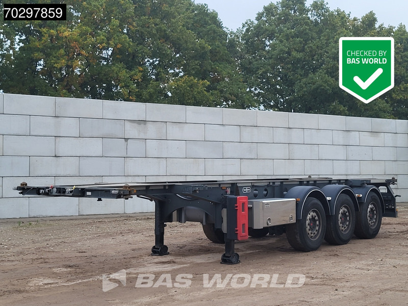 Van Hool A3C002 30ft 20ft Liftachse ADR 4x twistlock - Semi-reboque transportador de contêineres/ Caixa móvel: foto 1 Van Hool A3C002 30ft 20ft Liftachse ADR 4x twistlock - Semi-reboque transportador de contêineres/ Caixa móvel: foto 1