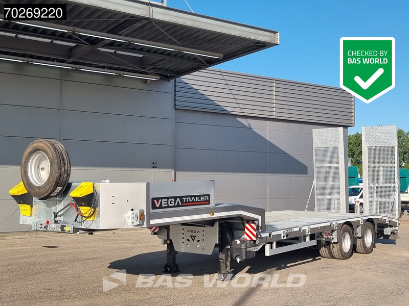 Vega 2 Axle Lowbed 2 axles NEW RAMPS Direkt Verfügbar Verbreitbar GALVANIZED - Semi-reboque baixa: foto 1 Vega 2 Axle Lowbed 2 axles NEW RAMPS Direkt Verfügbar Verbreitbar GALVANIZED - Semi-reboque baixa: foto 1