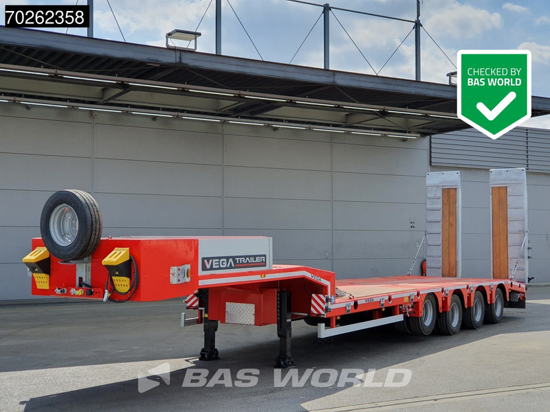 Vega STANDARD LOWBED 2 axles Lift + 2xLenkachse Hydraulic Ramps - Semi-reboque baixa: foto 1 Vega STANDARD LOWBED 2 axles Lift + 2xLenkachse Hydraulic Ramps - Semi-reboque baixa: foto 1