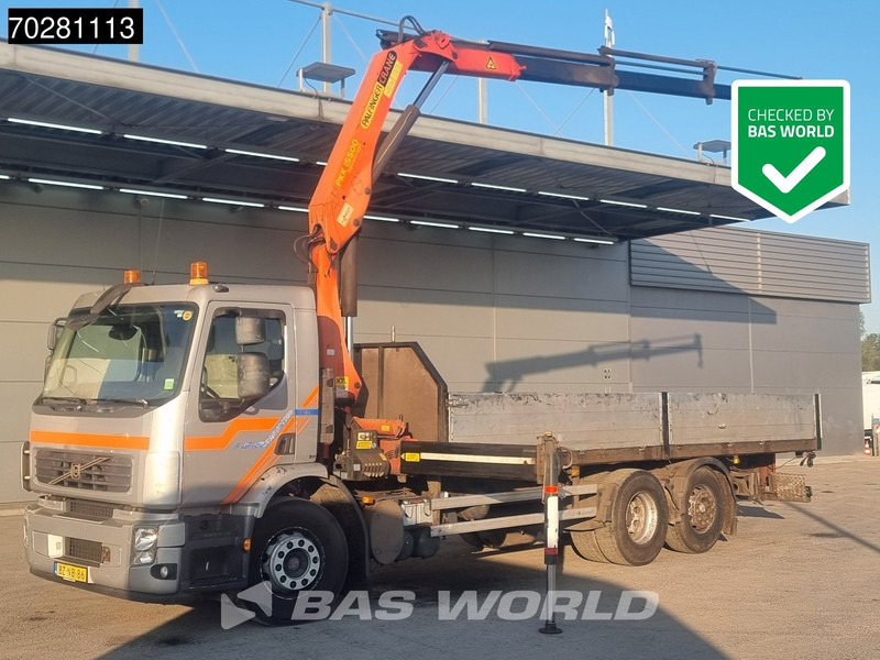 Volvo FE 280 6X2 NL-Truck Palfinger PK15500 Kran Crane Manual Liftachse Euro 4 - Camião de caixa aberta/ Plataforma, Camião grua: foto 1 Volvo FE 280 6X2 NL-Truck Palfinger PK15500 Kran Crane Manual Liftachse Euro 4 - Camião de caixa aberta/ Plataforma, Camião grua: foto 1