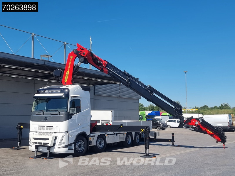 Volvo FH 500 8X2 Palfinger PK92002 SH JIB Kran Lift-Lenkachse Navi Euro 6 - Camião de caixa aberta/ Plataforma, Camião grua: foto 5 Volvo FH 500 8X2 Palfinger PK92002 SH JIB Kran Lift-Lenkachse Navi Euro 6 - Camião de caixa aberta/ Plataforma, Camião grua: foto 5