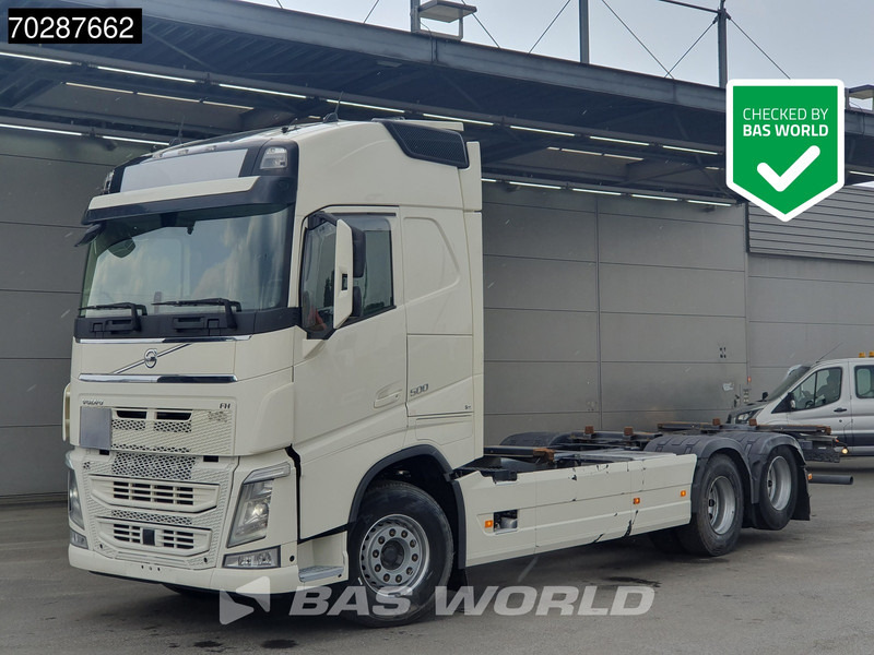 Volvo FH 500 FH 6X2 BDF Liftaxle Automatic Xenon Navi ACC Euro 6 - Camião transportador de contêineres/ Caixa móvel: foto 1 Volvo FH 500 FH 6X2 BDF Liftaxle Automatic Xenon Navi ACC Euro 6 - Camião transportador de contêineres/ Caixa móvel: foto 1