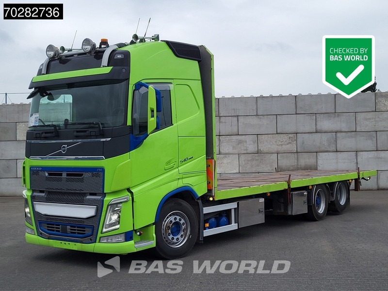 Volvo FH 540 FH 6X2 BigAxle Liftachse VEB+ Xenon Euro 6 - Camião de caixa aberta/ Plataforma: foto 1 Volvo FH 540 FH 6X2 BigAxle Liftachse VEB+ Xenon Euro 6 - Camião de caixa aberta/ Plataforma: foto 1