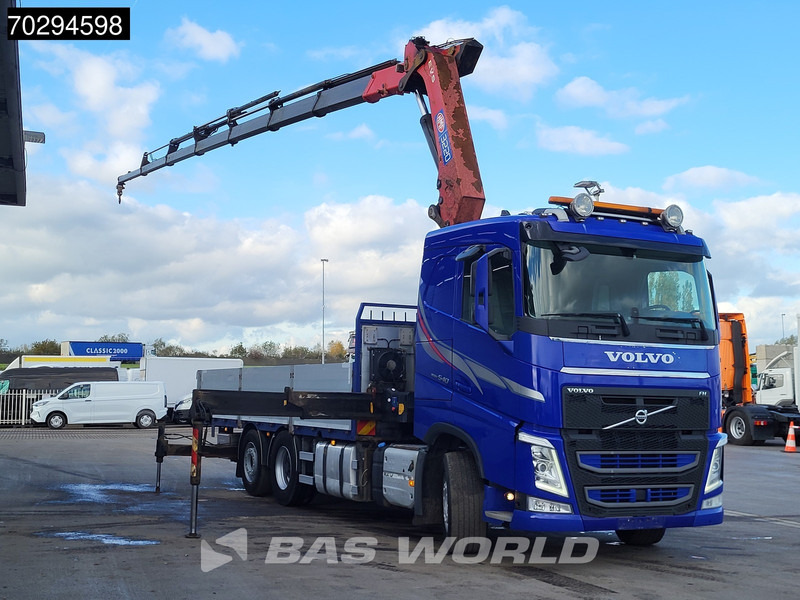 Volvo FH 540 FH 6X2 HMF 3220-K7 Crane Kran Lift-Axle Big-Axle Xenon Automatic Euro 6 - Camião de caixa aberta/ Plataforma, Camião grua: foto 3 Volvo FH 540 FH 6X2 HMF 3220-K7 Crane Kran Lift-Axle Big-Axle Xenon Automatic Euro 6 - Camião de caixa aberta/ Plataforma, Camião grua: foto 3